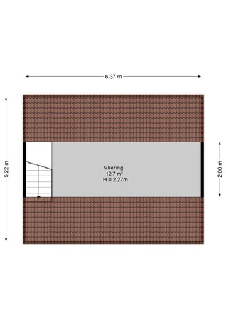 Sirtemawei 1, 9038 TA Ingelum - Sirtemawei 1 - Garage vliering - 2D.jpg