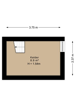 Sirtemawei 1, 9038 TA Ingelum - Sirtemawei 1 - Kelder - 2D.jpg