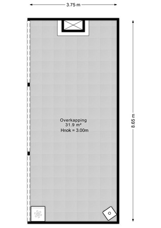 Sirtemawei 1, 9038 TA Ingelum - Sirtemawei 1 - Overkapping - 2D.jpg