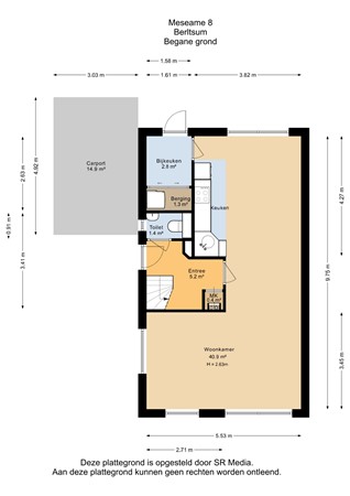 Meseame 8, 9041 ET Berltsum - Begane grond - 2D.jpg