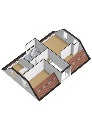Westmeep 85, 8862 DP Harlingen - Eerste verdieping - 3D.png