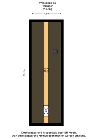 Westmeep 85, 8862 DP Harlingen - Vliering - 2D.jpg