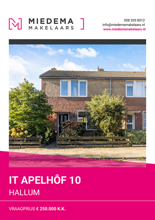 Brochure preview - It Apelhôf 10, 9074 BJ HALLUM (1)