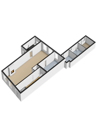Ferniawei 10, 9047 KP Minnertsga - Begane grond - 3D.png