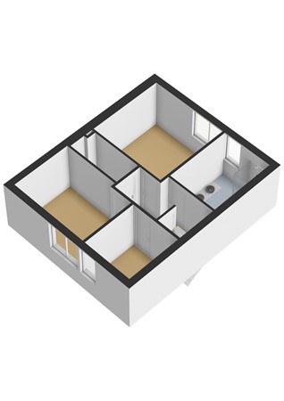Vikarijbuorren 37, 9047 HW Minnertsga - Vikarijbuorren 37 - 1e verdieping - 3D.jpg