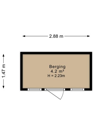 Vikarijbuorren 37, 9047 HW Minnertsga - Vikarijbuorren 37 - Berging - 2D.jpg