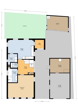 Zuideinde 24, 9079 LN Sint Jacobiparochie - Situatie - 2D.jpg
