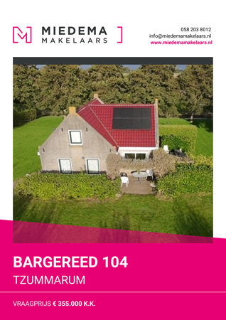 Brochure preview - Bargereed 104, 8851 RB TZUMMARUM (1)