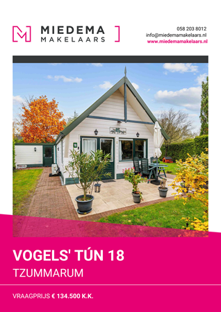 Brochure preview - Vogels' Tún 18, 8851 HV TZUMMARUM (1)