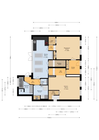 Hommemastrjitte 12, 9035 AC Dronryp - Begane grond - 2D.jpg