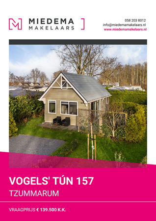 Brochure preview - Vogels' Tún 157, 8851 HT TZUMMARUM (1)