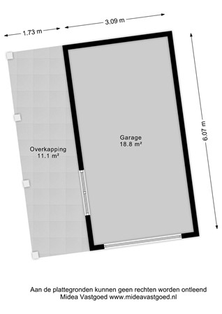 Hôfsleane 73, 9041 AM Berltsum - Garage - 2D.jpg