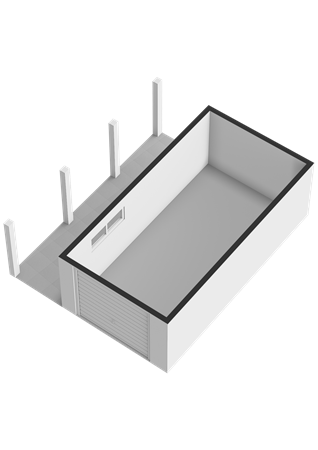 Hôfsleane 73, 9041 AM Berltsum - Garage - 3D.png