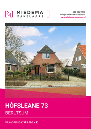 Brochure preview - Hôfsleane 73, 9041 AM BERLTSUM (1)