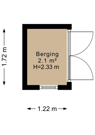 De Nije Kamers 12, 9076 JD Sint Annaparochie - Berging - 2D.jpg