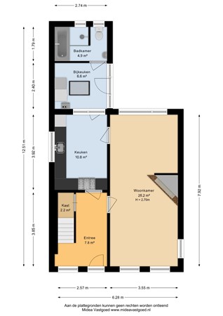 Buorren 6, 9041 BA Berltsum - Begane grond - 2D.jpg