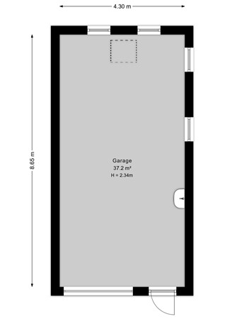 Oudebildtdijk 416, 9072 AE Nij Altoenae - Garage - 2D.jpg