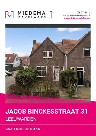 Brochure preview - Jacob Binckesstraat 31, 8921 KX LEEUWARDEN (1)