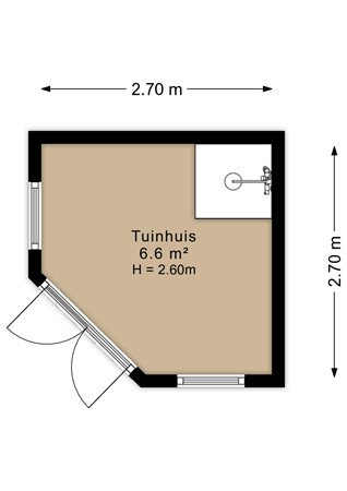 De Feartswâl 7, 9047 LA Minnertsga - Tuinhuis - 2D.jpg