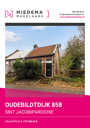 Brochure preview - Brochure Oudebildtdijk 858, St.-Jacobiparochie.pdf
