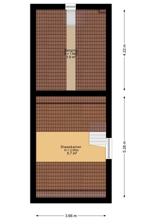 Oudebildtdijk 858, 9079 NE Sint Jacobiparochie - Eerste verdieping - 2D.jpg
