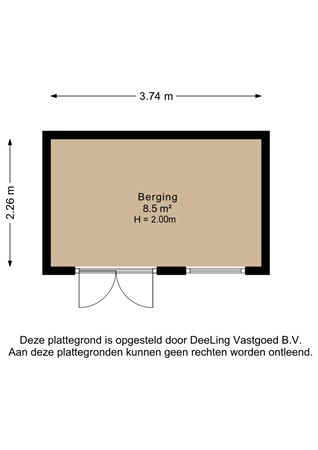 Hofstraat 7, 9079 MC Sint Jacobiparochie - Berging 2 - 2D.jpg