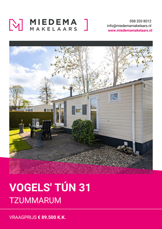 Brochure preview - Vogels' Tún 31, 8851 HT TZUMMARUM (1)