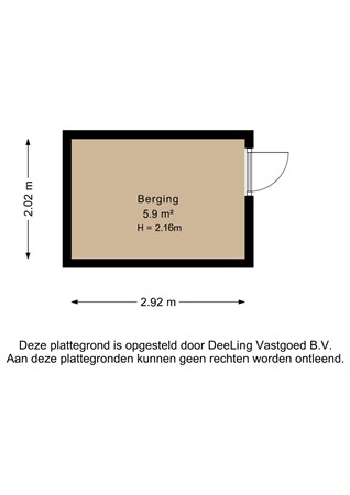 Buorren 5, 9041 AW Berltsum - Berging - 2D.jpg