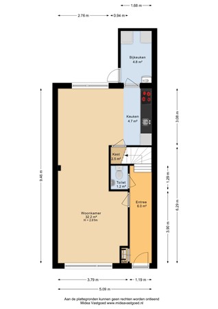 Cuperusstrjitte 11, 9081 AH Lekkum - Begane grond - 2D.jpg