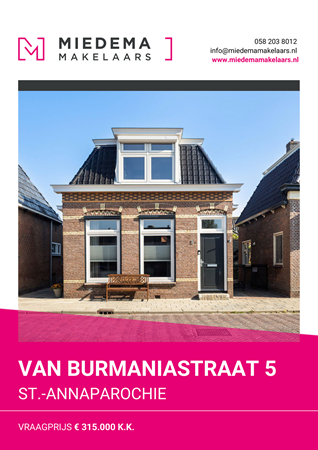 Brochure preview - van Burmaniastraat 5, 9076 AK SINT ANNAPAROCHIE (1)