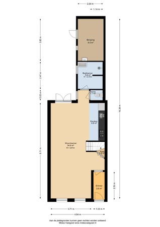 Oosteinde 23, 9079 KZ Sint Jacobiparochie - Begane grond - 2D.jpg
