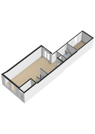 Oosteinde 23, 9079 KZ Sint Jacobiparochie - Begane grond - 3D.png