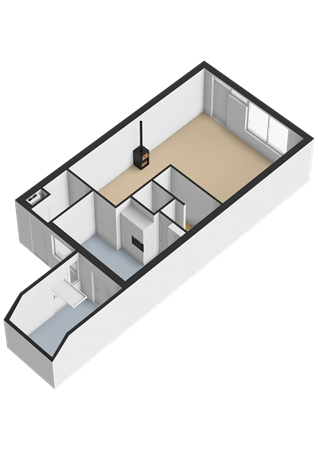 Roptastate 188, 8926 RS Leeuwarden - Begane grond - 3D.png