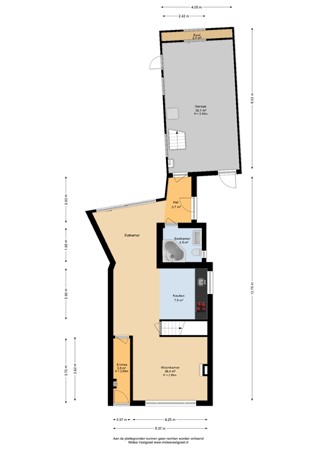 Tzummerweg 15, 8801 JN Franeker - Begane grond - 2D.jpg