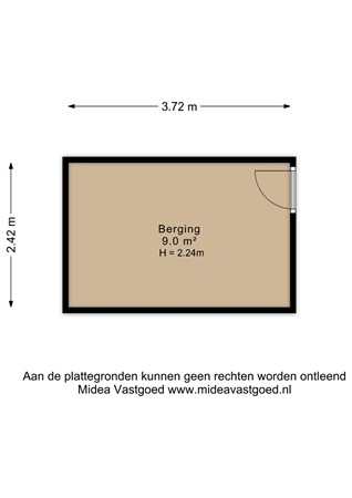 P J Oudplein 22, 8802 RK Franeker - P J Oudplein 22 - Berging - 2D.jpg