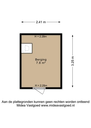 Vogels' Tún 83, 8851 HT Tzummarum - Vogels' Tún 83 Berging - 2D.jpg