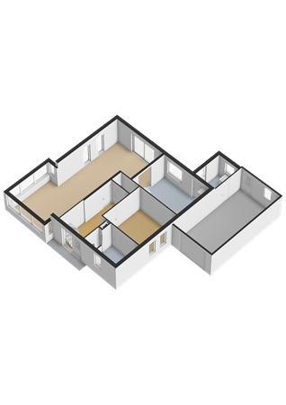 Almasingel 1, 9047 HG Minnertsga - Begane grond - 3D.png