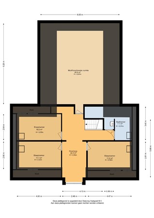 Hoogstraten 4, 9873 PE Gerkesklooster - Eerste verdieping - 2D.jpg