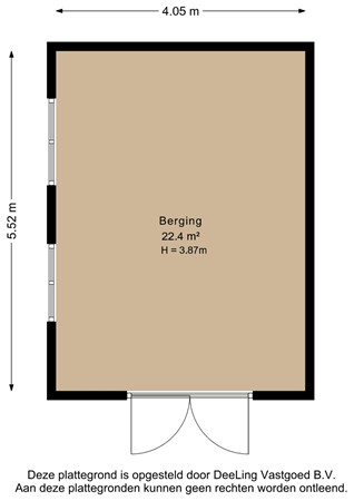Hoogstraten 4, 9873 PE Gerkesklooster - Berging - 2D.jpg