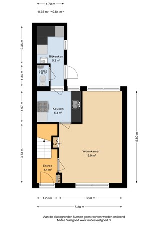 Finne 14, 9074 AT Hallum - Begane grond - 2D.jpg