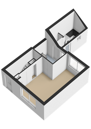 Finne 14, 9074 AT Hallum - Begane grond - 3D.png