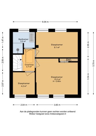 Finne 14, 9074 AT Hallum - Eerste verdieping - 2D.jpg