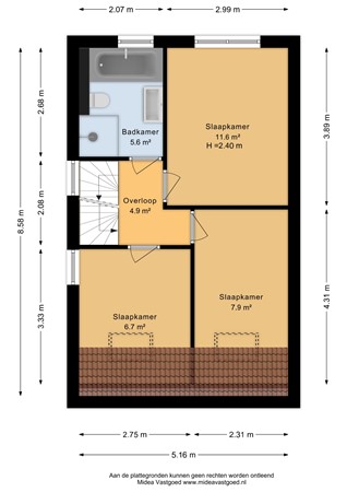 Siaerdamasingel 29, 9035 GG Dronryp - Eerste verdieping - 2D.jpg