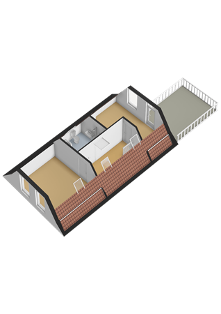 Grote Bredeplaats 4, 8861 BB Harlingen - Tweede verdieping - 3D.png