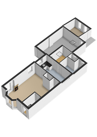 Tiltsjedyk 17, 9031 XL Boksum - Begane grond - 3D.png