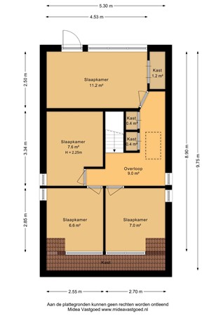 Tiltsjedyk 17, 9031 XL Boksum - Eerste verdieping - 2D.jpg