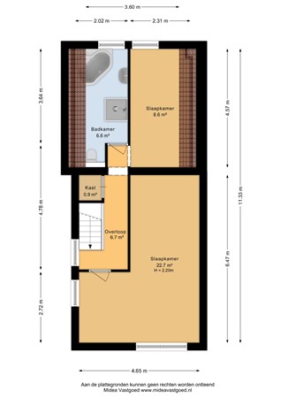Hofstraat 5, 9079 MC Sint Jacobiparochie - Eerste verdieping - 2D.jpg