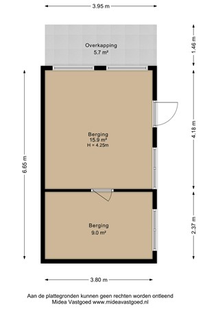 Hofstraat 5, 9079 MC Sint Jacobiparochie - Berging - 2D.jpg