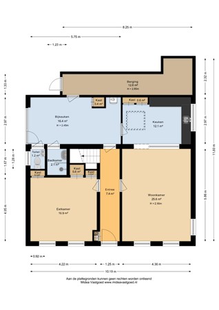 Buorren 1, 9041 AW Berltsum - Begane grond - 2D.jpg