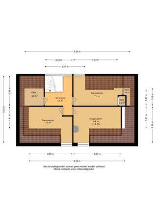 Buorren 1, 9041 AW Berltsum - Eerste verdieping - 2D.jpg
